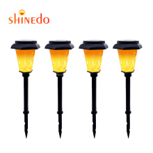 Good Quality Small Cheap Waterproof Solar Led Flickering Flame Light For Outdoor Night Lighting